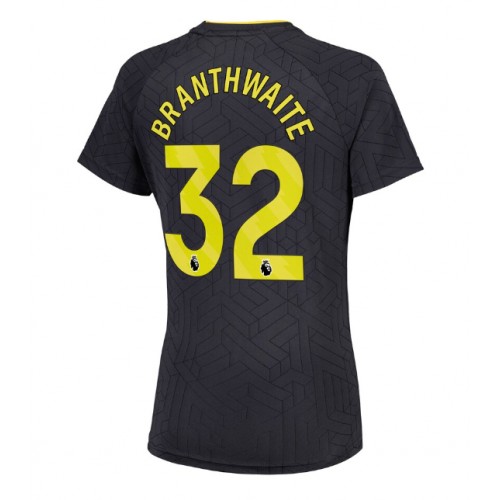 Fotballdrakt Dame Everton Jarrad Branthwaite #32 Bortedrakt 2024-25 Kortermet